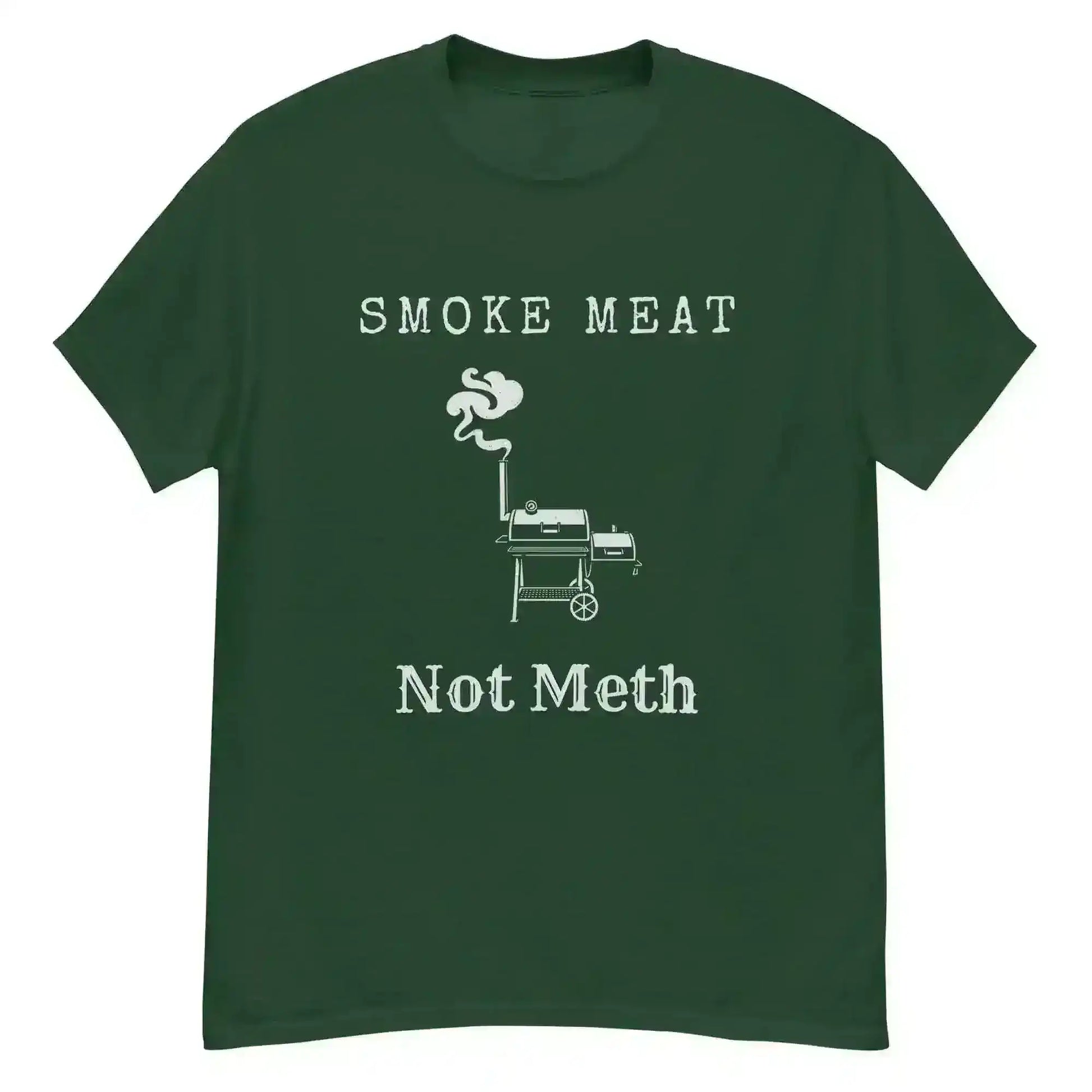 Smoke Meat Not Meth BBQ Grilling Humor Unisex Tee - Cady Creations