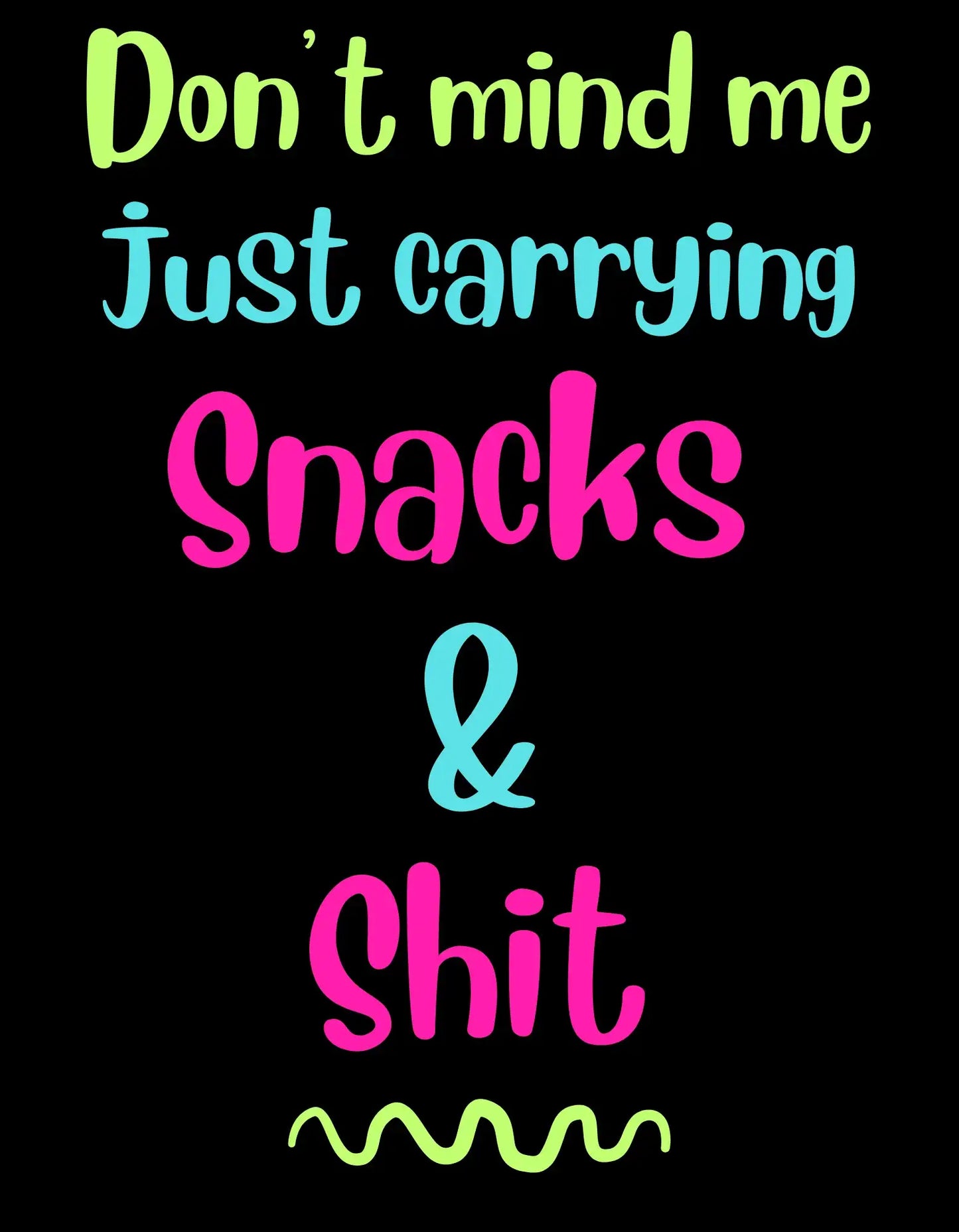  Snacks & Shit - Custom Design Request - Tote Bag - Cady Creations