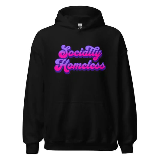 Socially Homeless Pullover Hoodie - Cady Creations