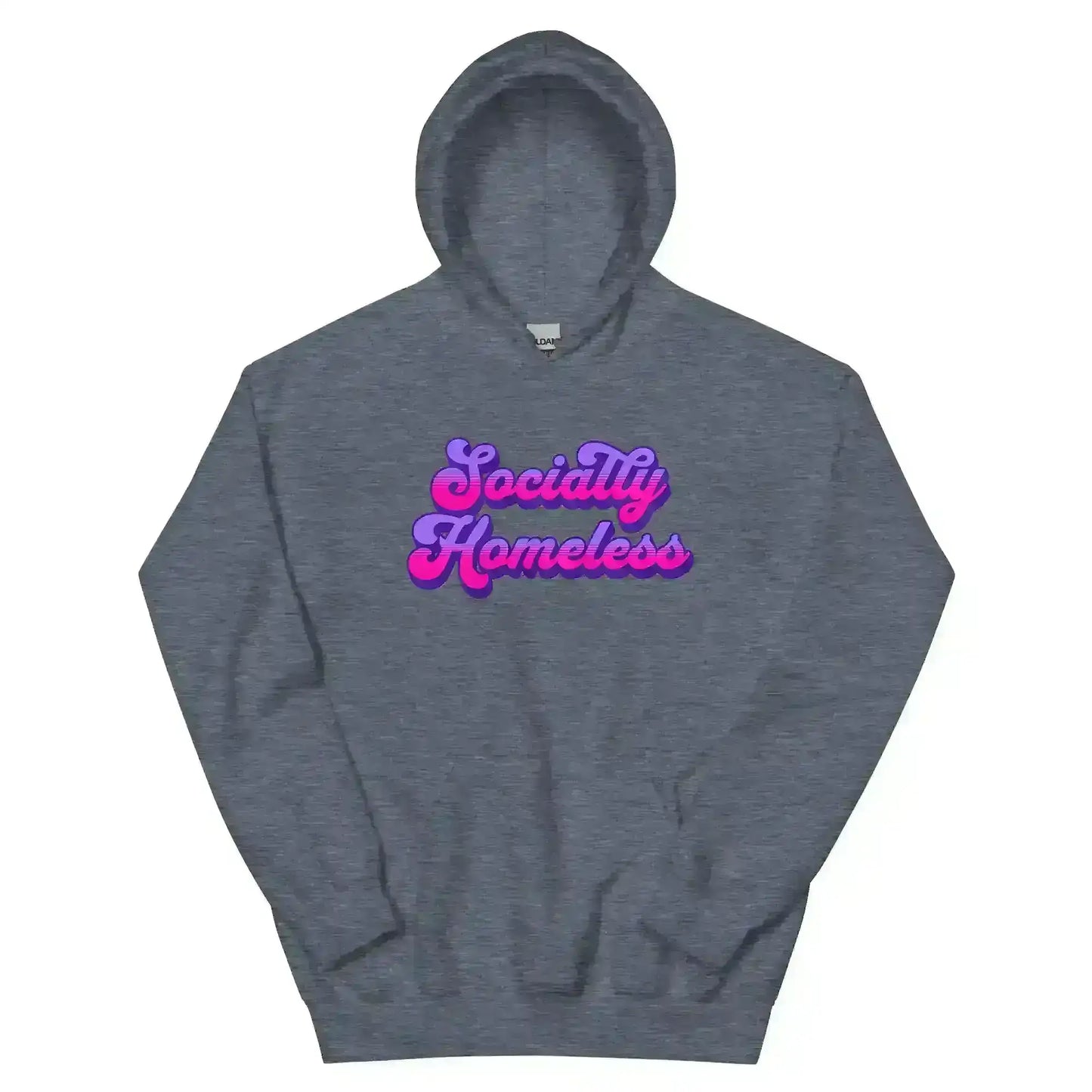 Socially Homeless Pullover Hoodie - Cady Creations