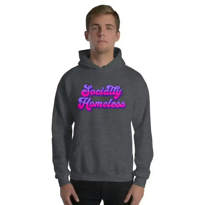 Socially Homeless Pullover Hoodie - Cady Creations