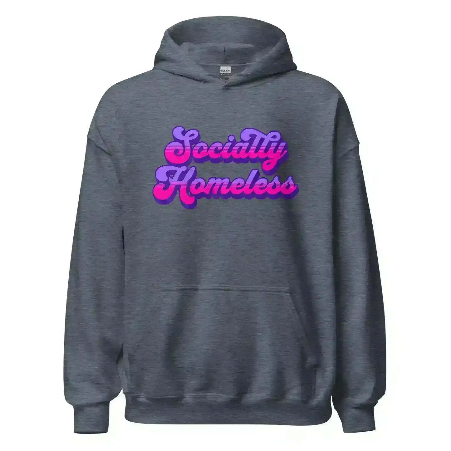  Socially Homeless - Pullover Hoodie Sample - Cady Creations
