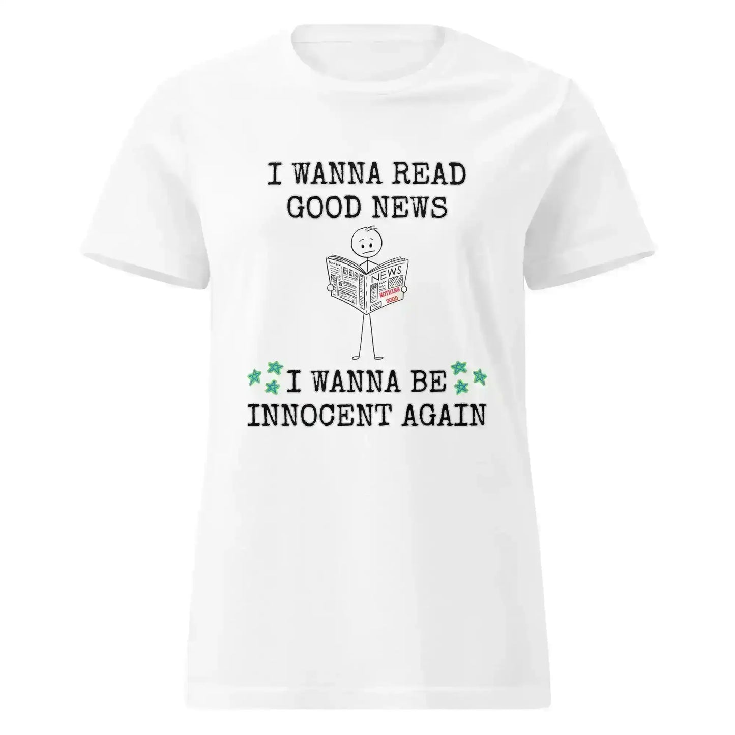 Good News Something Corporate Inspired Fitted Tee - Cady Creations