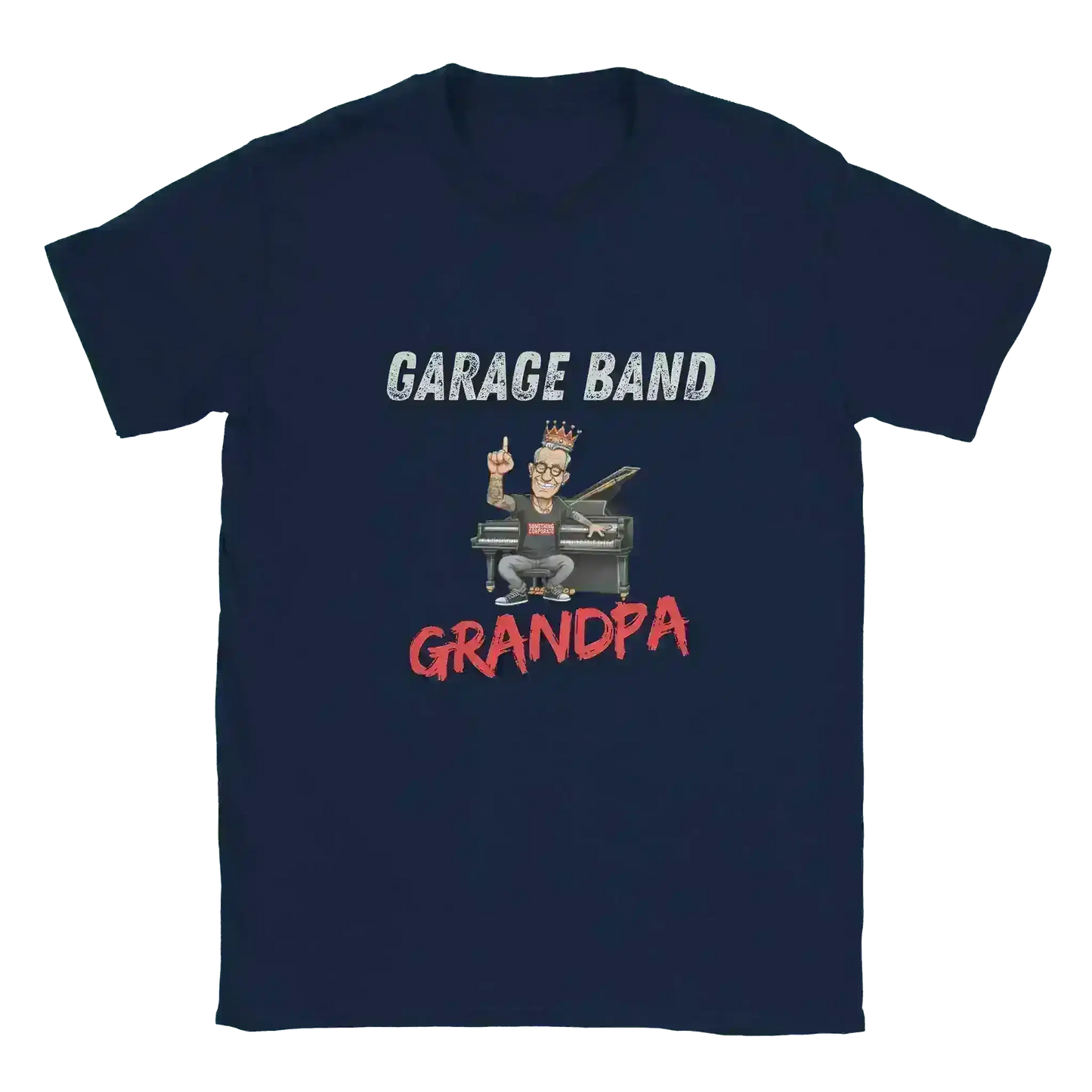 Something Corporate Inspired Garage Band Grandpa - Unisex Tee - Cady Creations