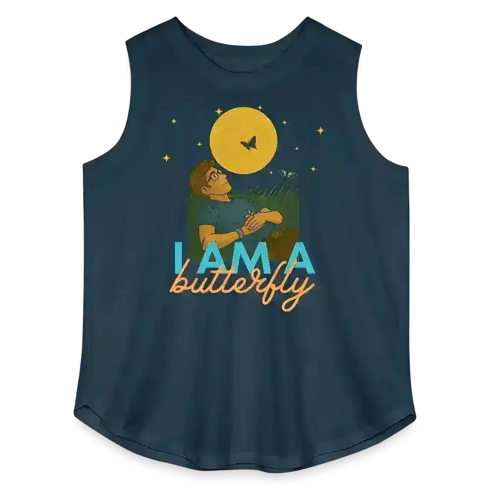 Something Corporate Me And The Moon Inspired - Curvy Tank - Cady Creations