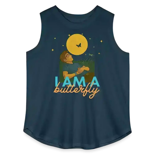 Something Corporate Me And The Moon Inspired - Curvy Tank - Cady Creations