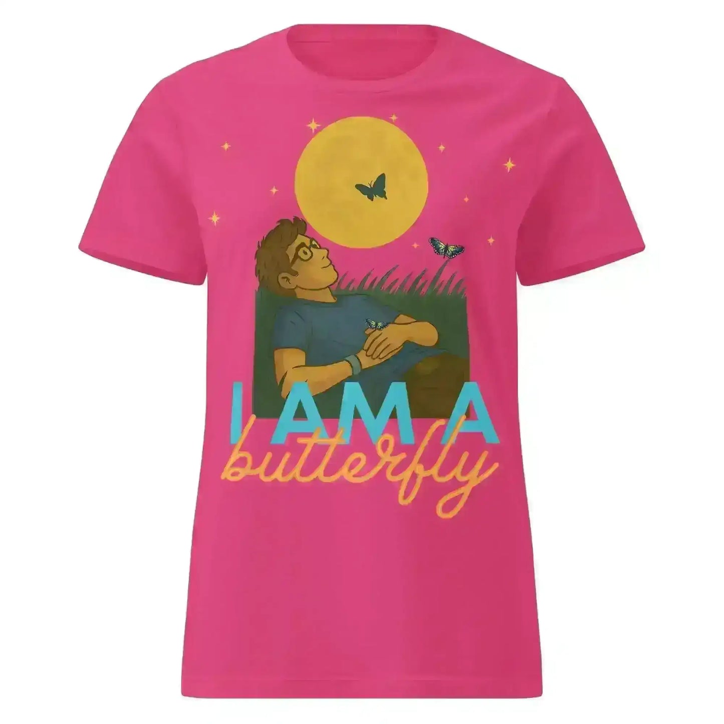 Something Corporate Me And The Moon Inspired - Fitted Tee - Cady Creations
