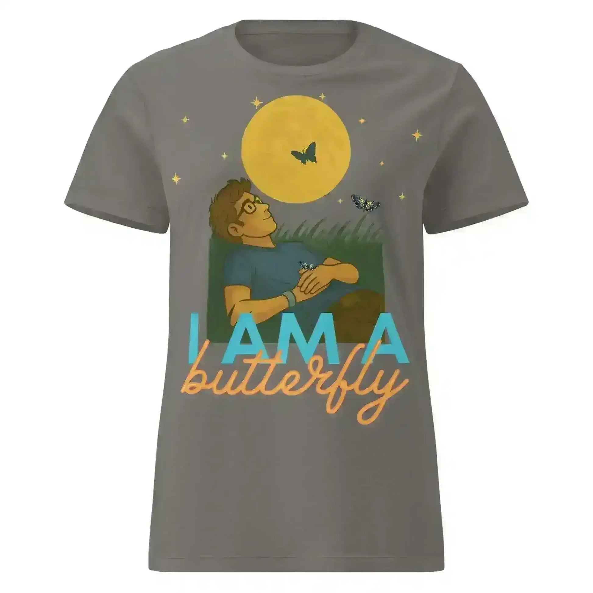 Something Corporate Me And The Moon Inspired - Fitted Tee - Cady Creations