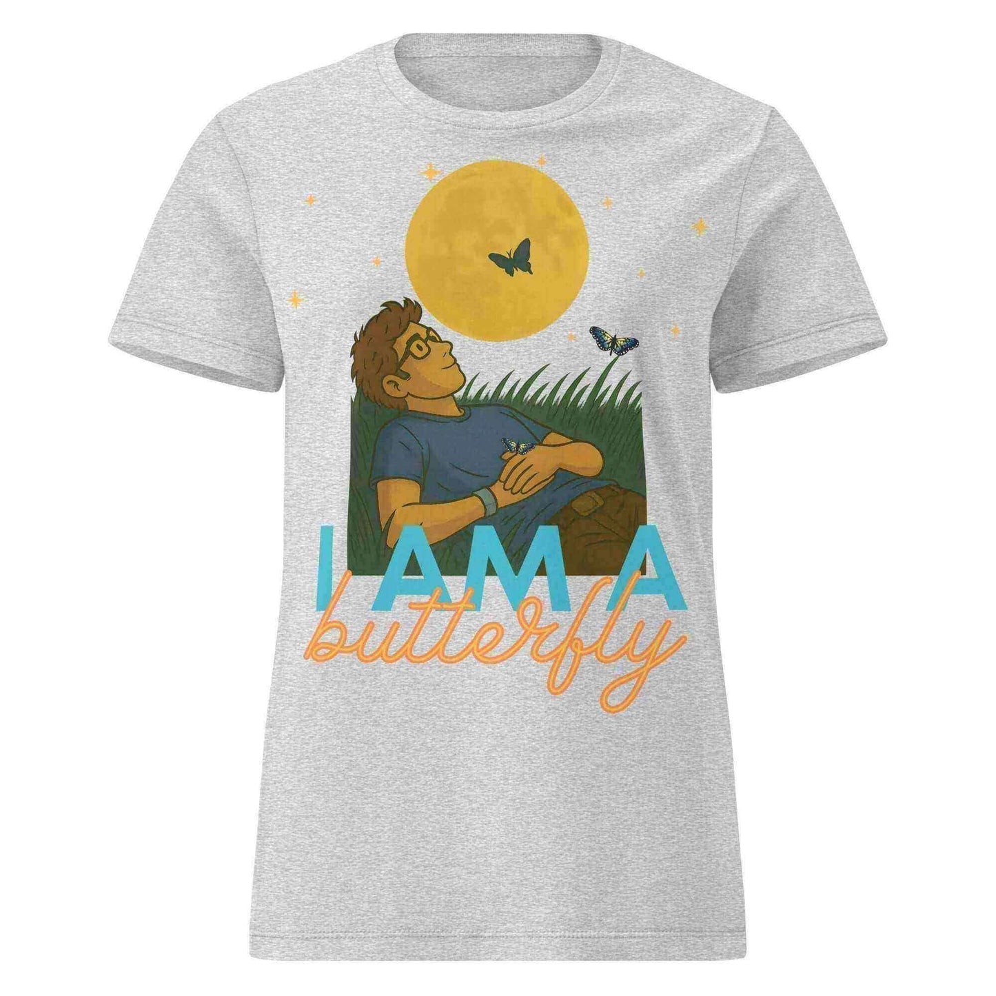Something Corporate Me And The Moon Inspired - Fitted Tee - Cady Creations