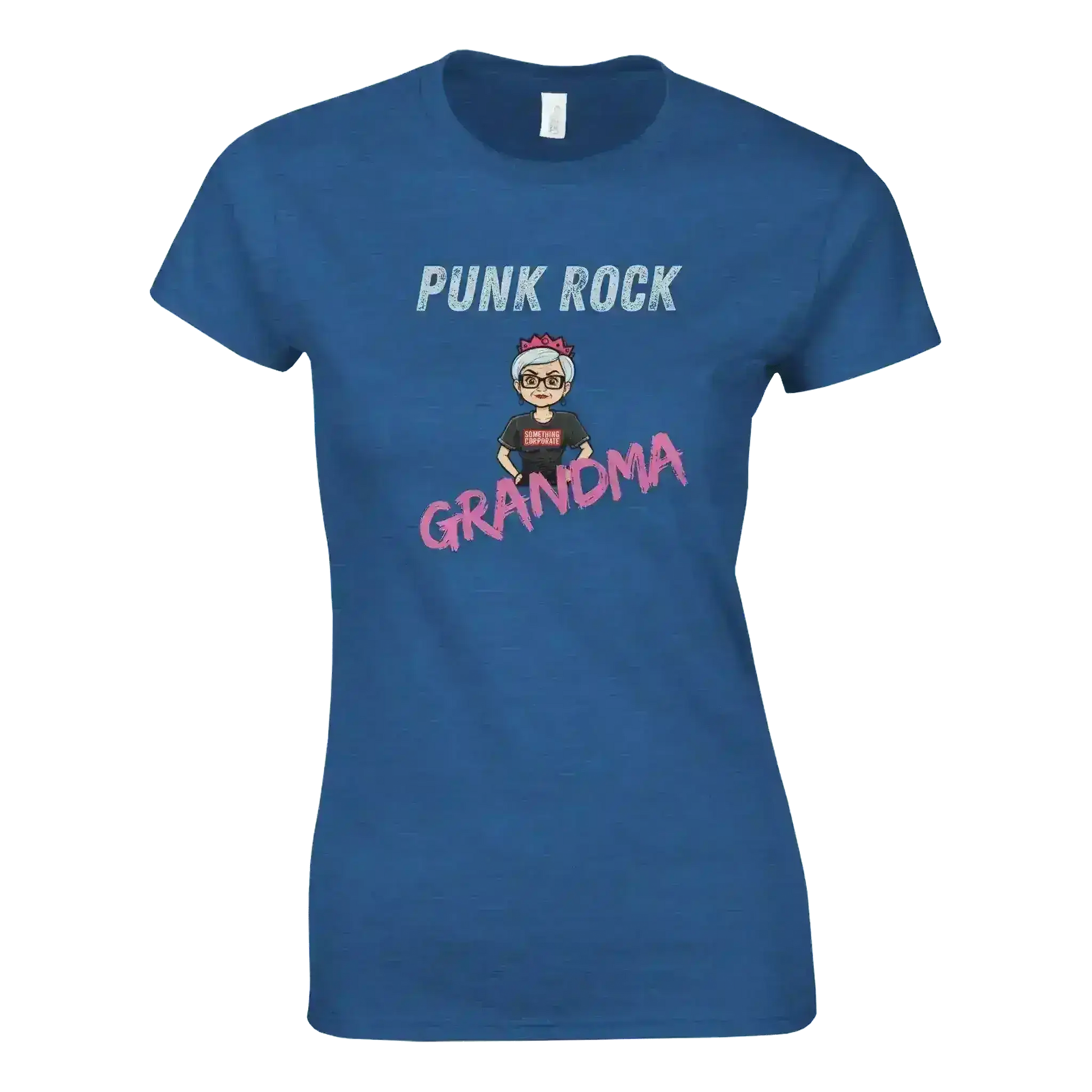 Something Corporate Punk Rock Grandma - Fitted Tee - Cady Creations