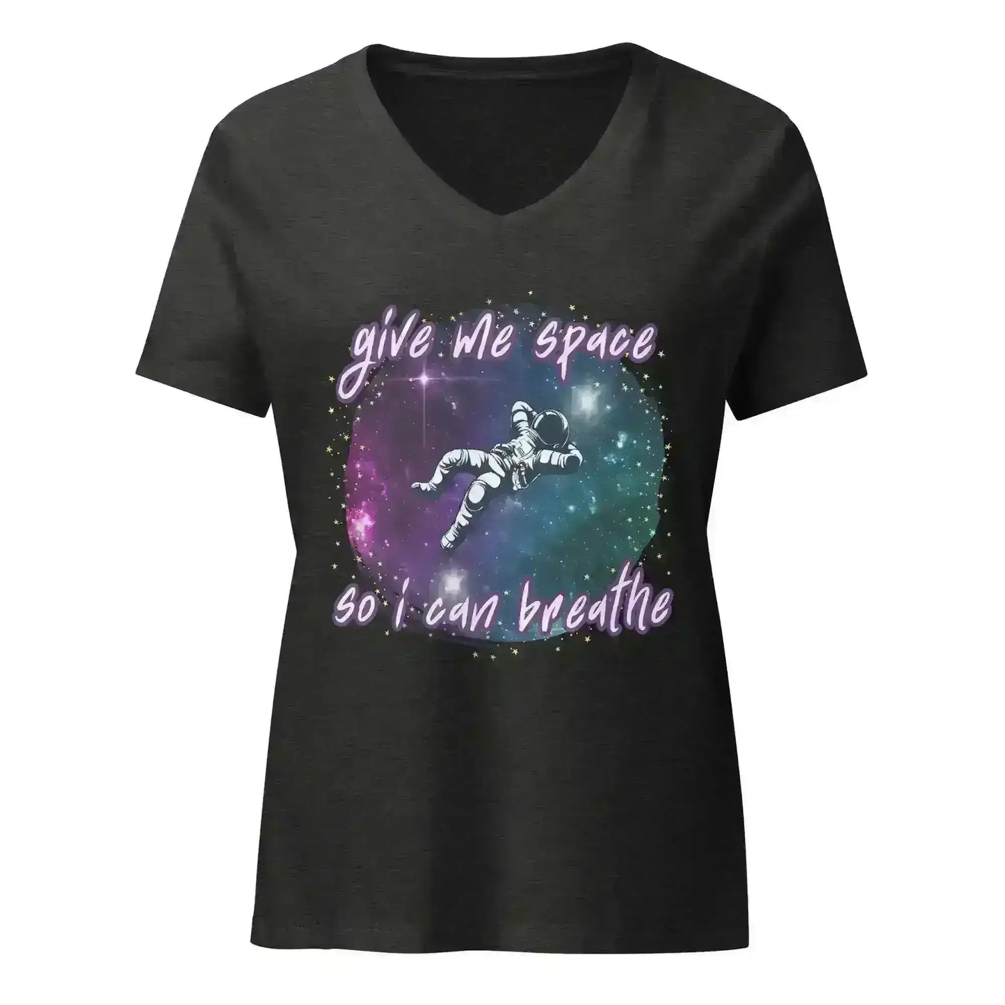 Something Corporate Space Inspired V-Neck Graphic Tee - Cady Creations