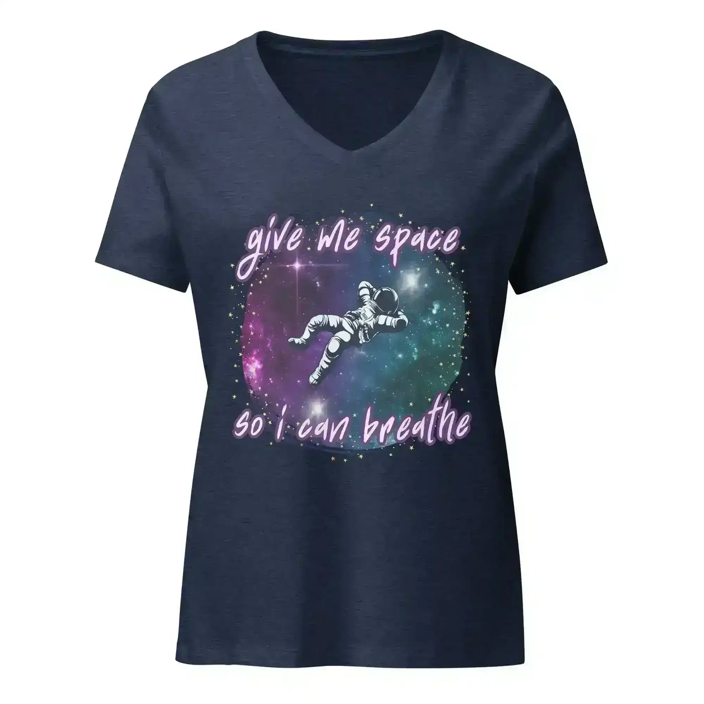 Something Corporate Space Inspired V-Neck Graphic Tee - Cady Creations