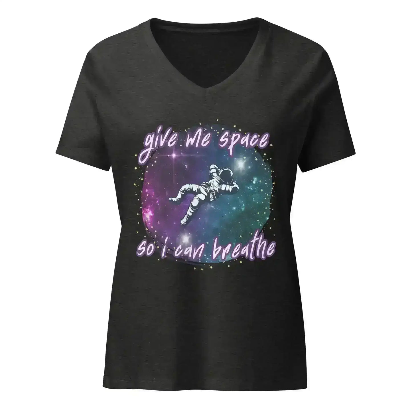 Something Corporate Space Inspired V-Neck Graphic Tee - Cady Creations