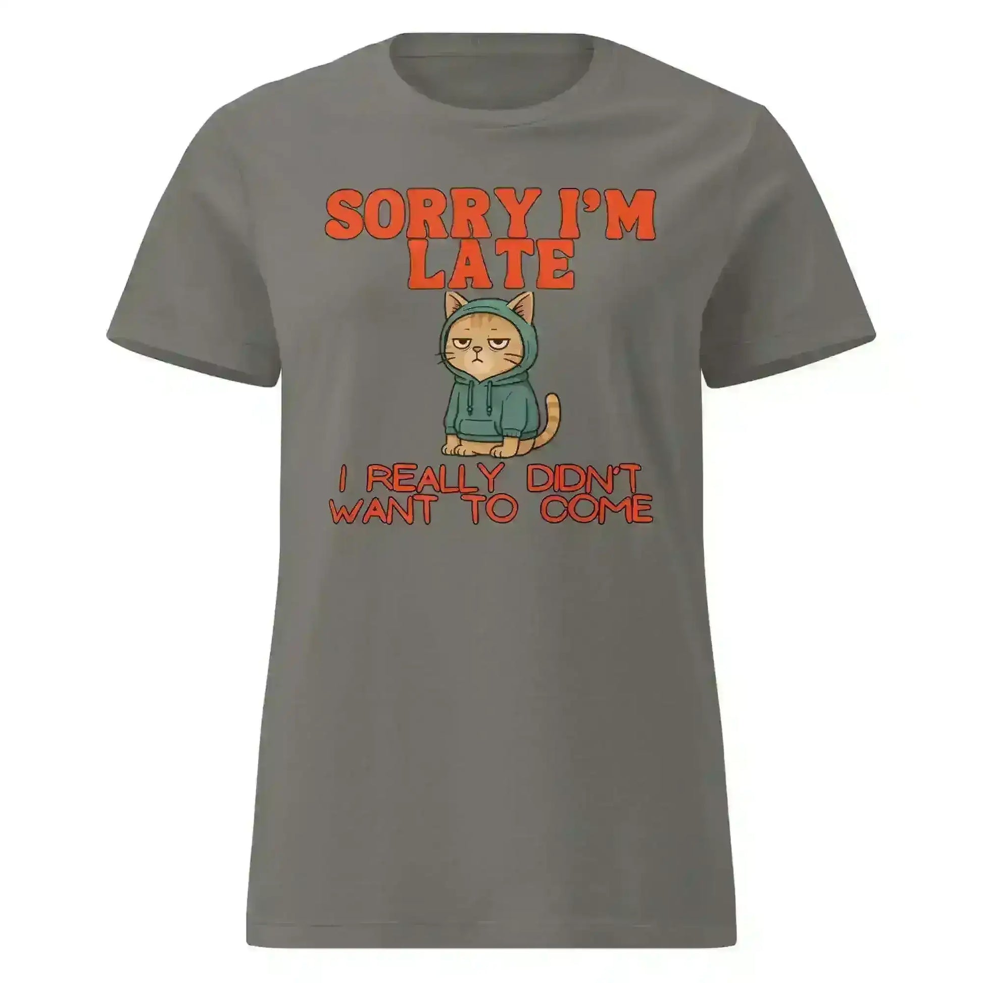 Sorry I'm Late - Fitted Tee - Cady Creations