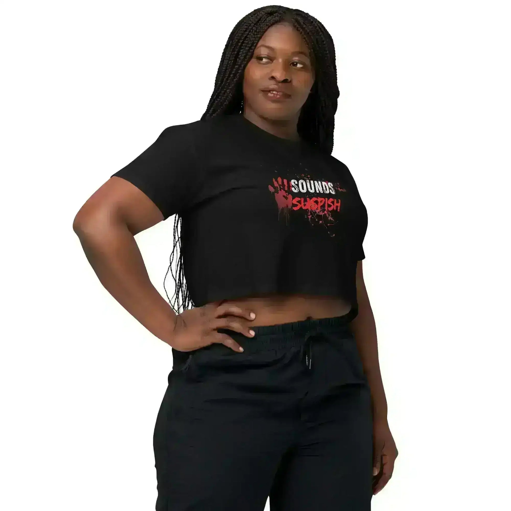 Sounds Suspish - Crop Top - Cady Creations