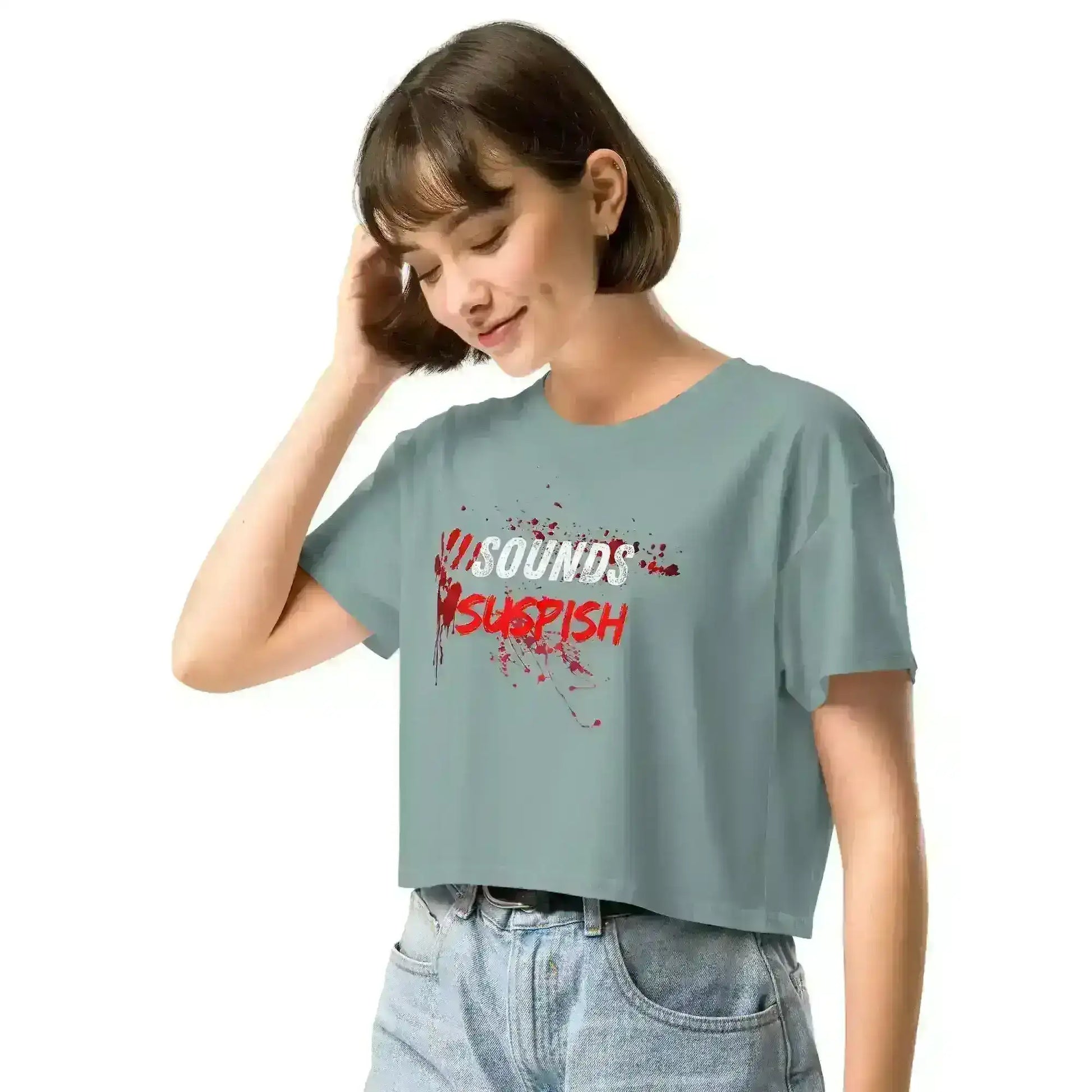 Sounds Suspish - Crop Top - Cady Creations