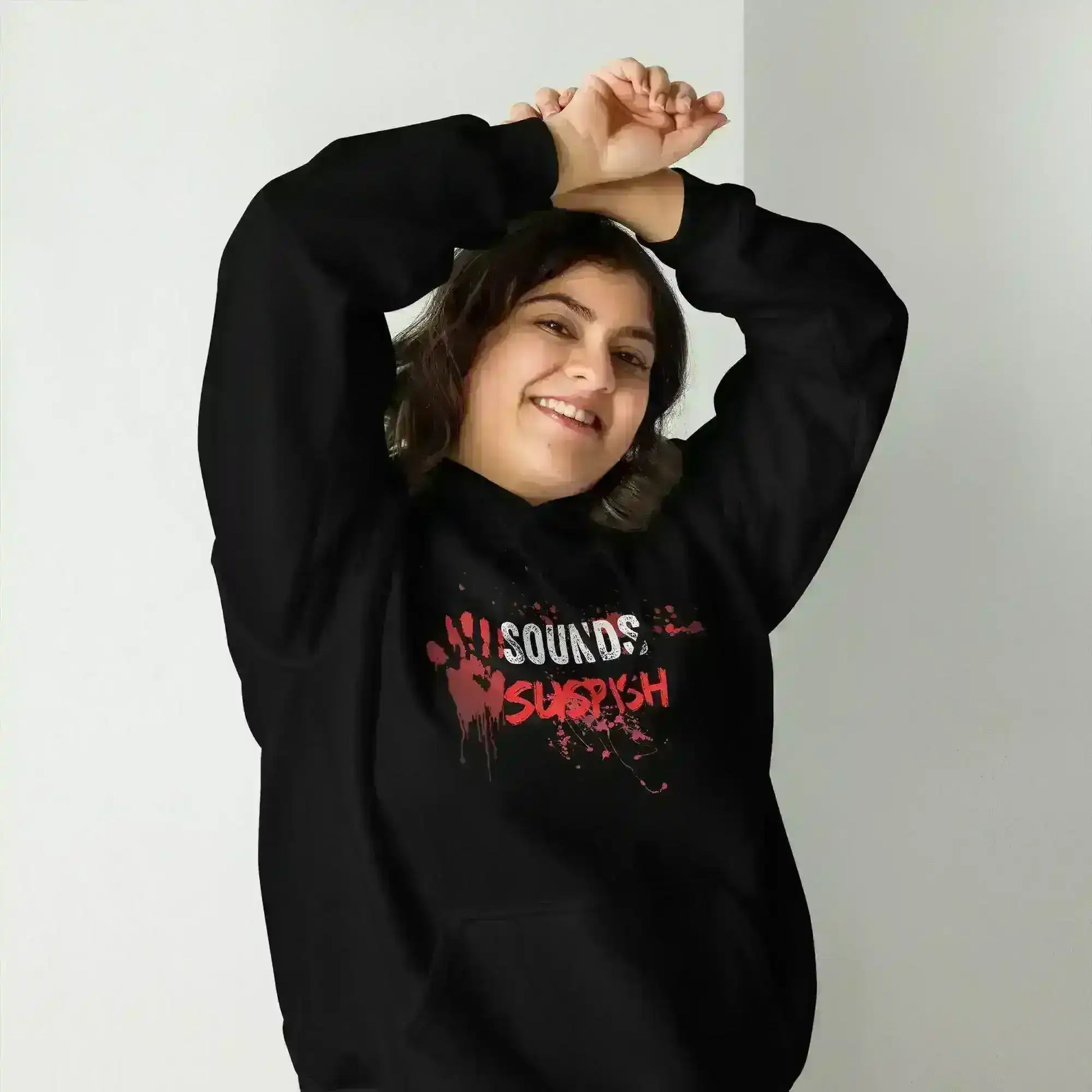 Sounds Suspish - Pullover Hoodie - Cady Creations