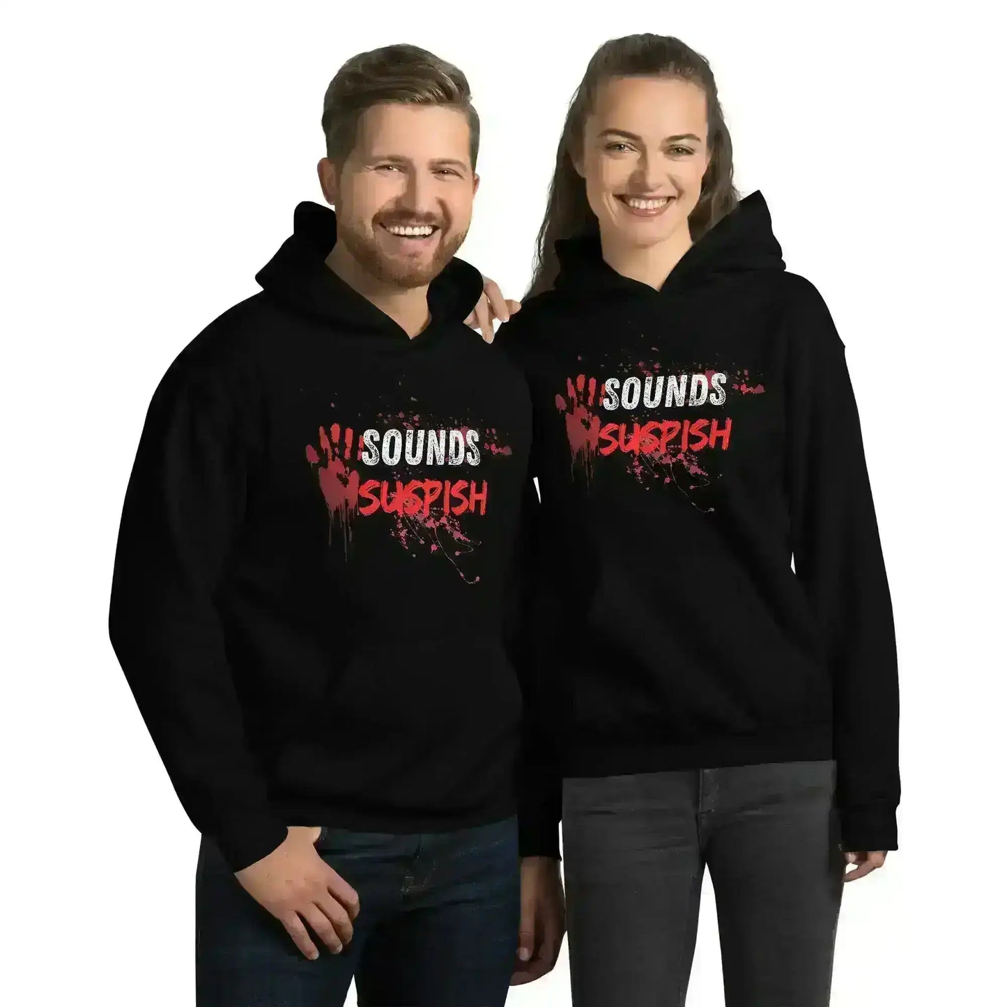 Sounds Suspish - Pullover Hoodie - Cady Creations