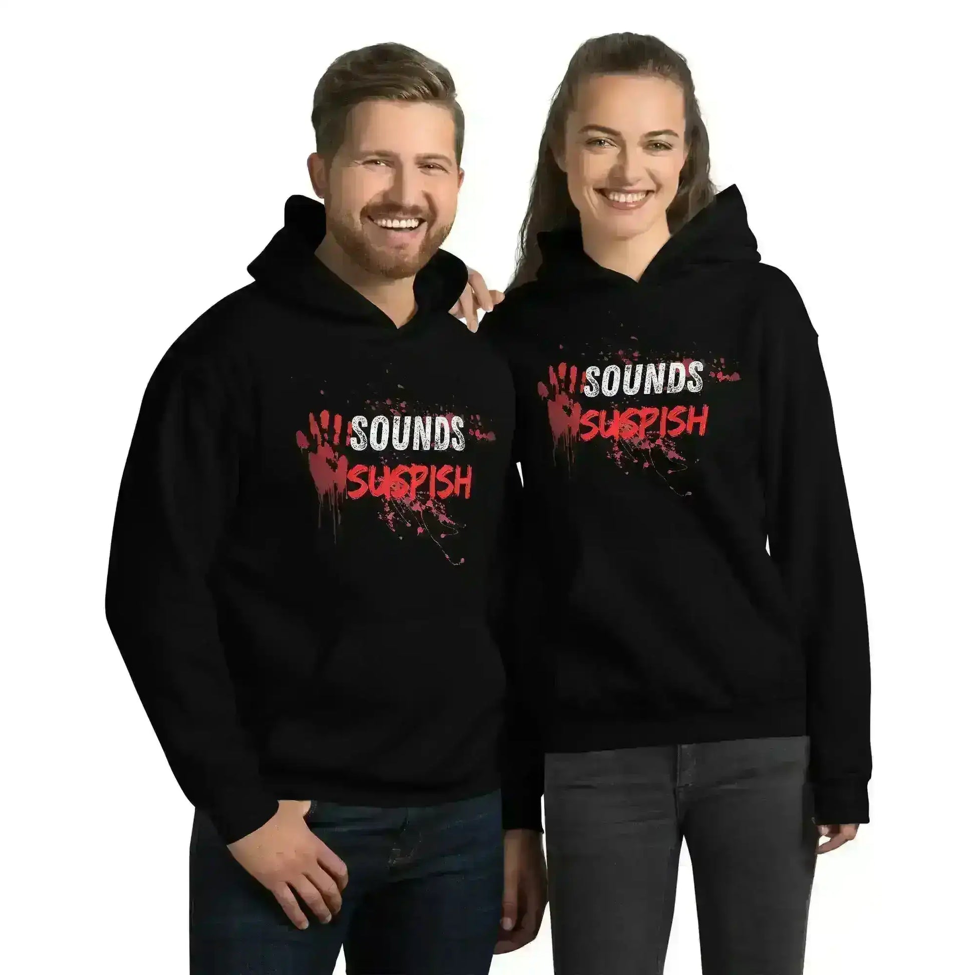 Sounds Suspish - Pullover Hoodie - Cady Creations