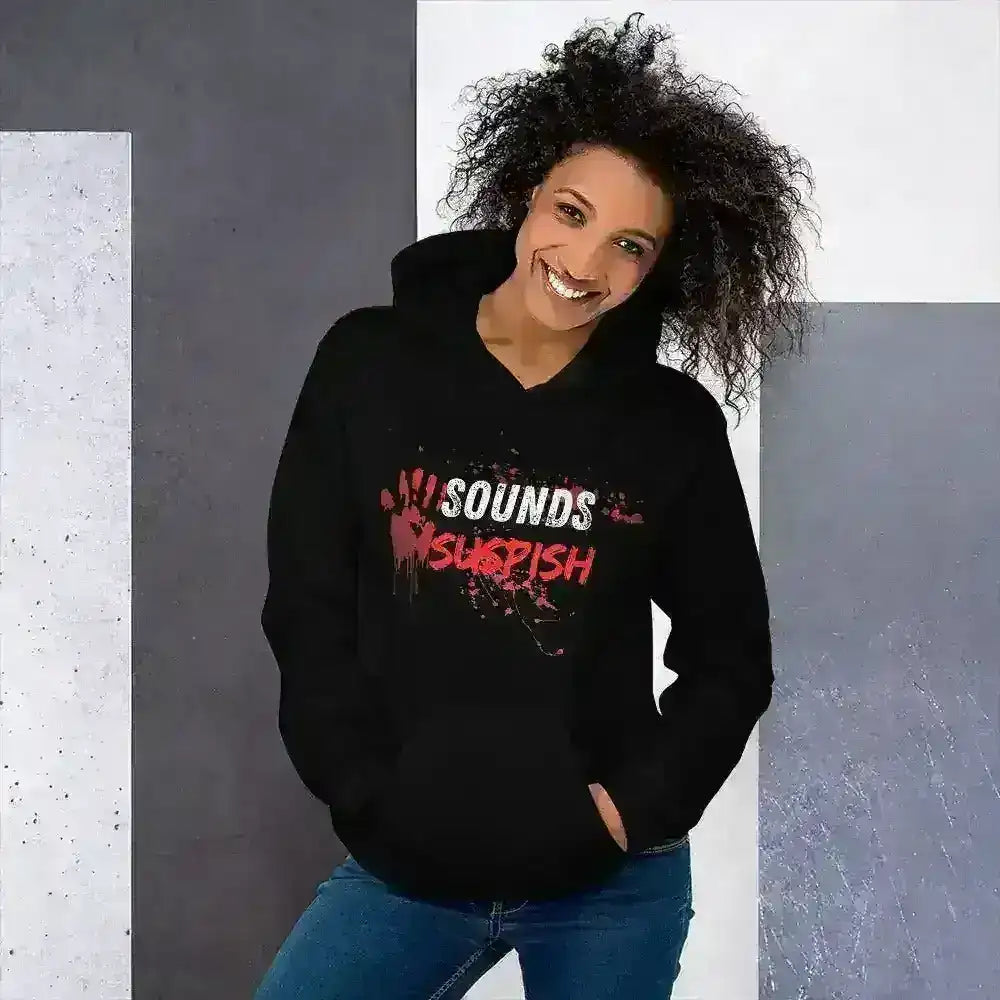 Sounds Suspish - Pullover Hoodie - Cady Creations