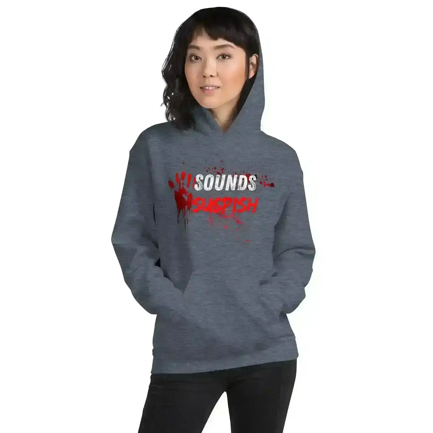 Sounds Suspish - Pullover Hoodie - Cady Creations