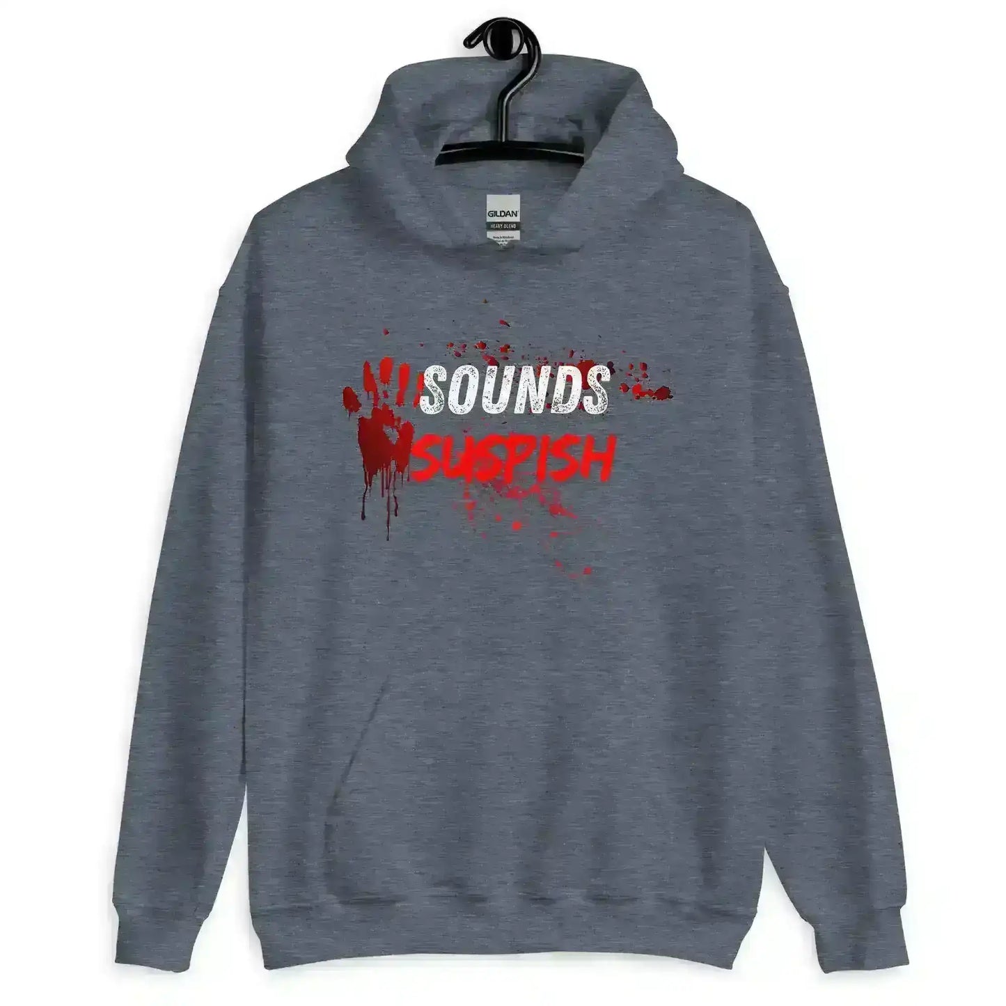 Sounds Suspish - Pullover Hoodie - Cady Creations