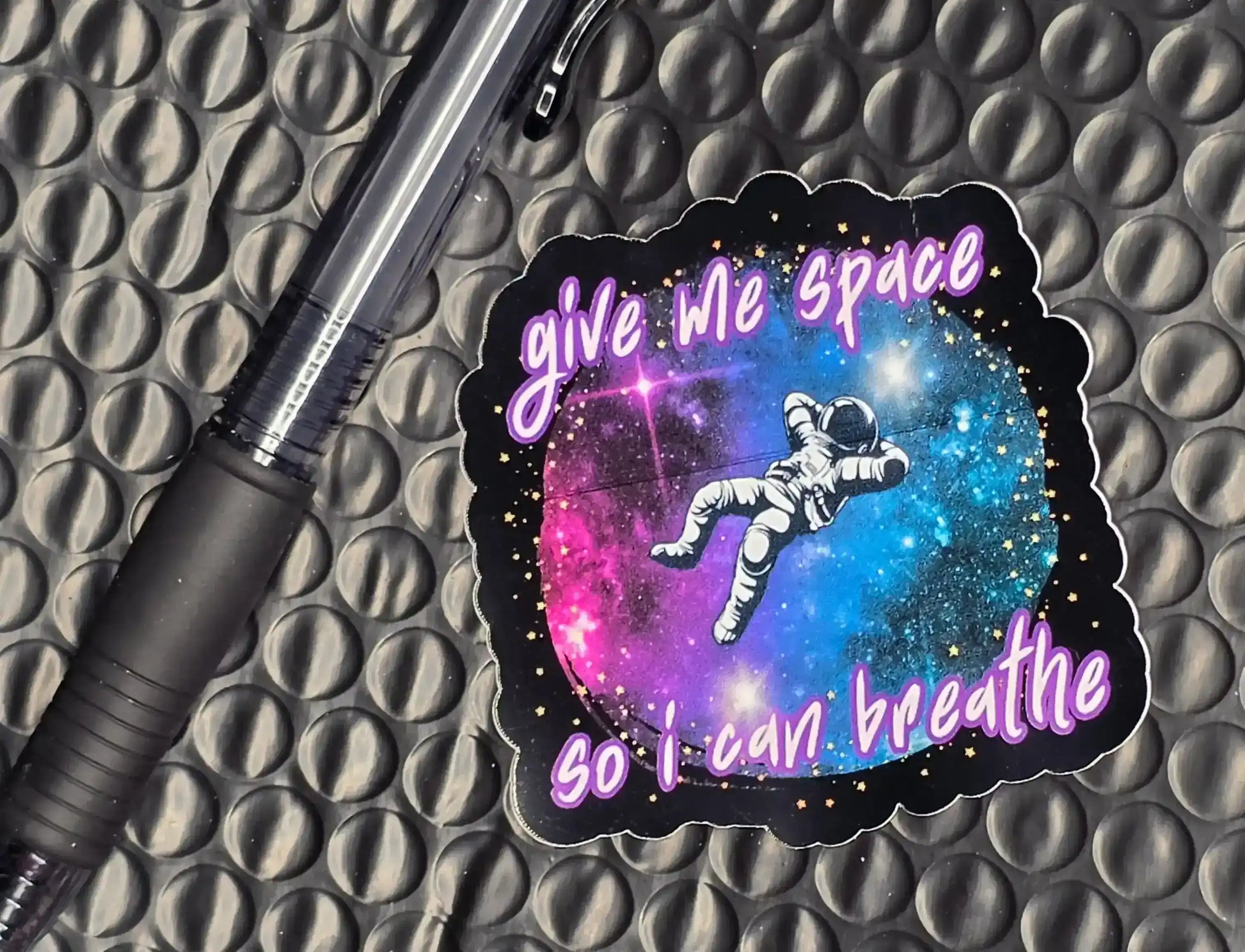 Give Me Space So I Can Breathe | Something Corporate Lyrics Vinyl Sticker - Cady Creations