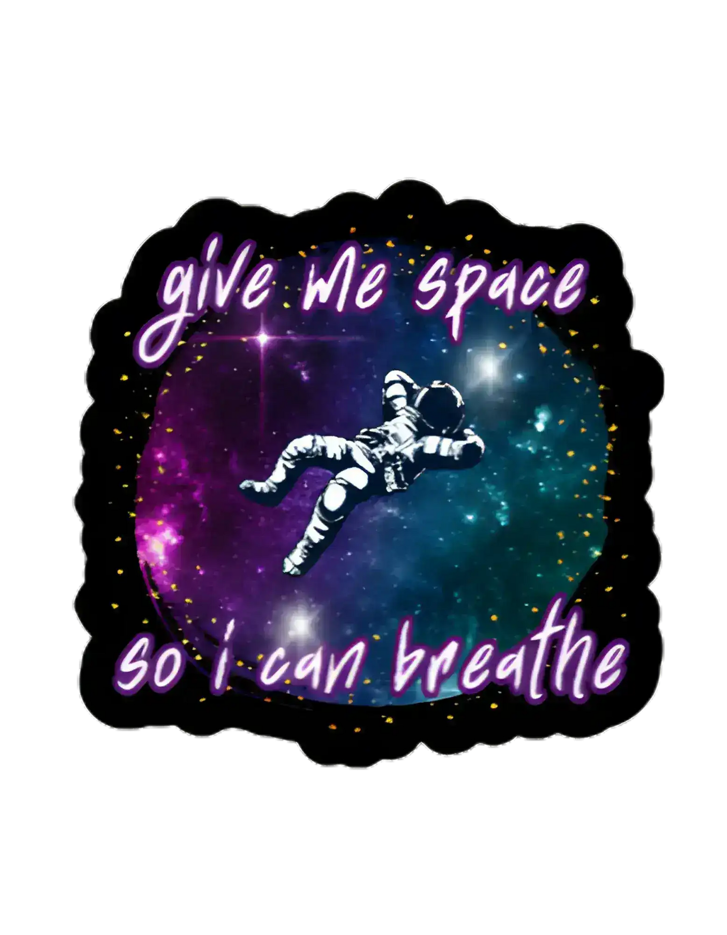 Give Me Space So I Can Breathe | Something Corporate Lyrics Vinyl Sticker