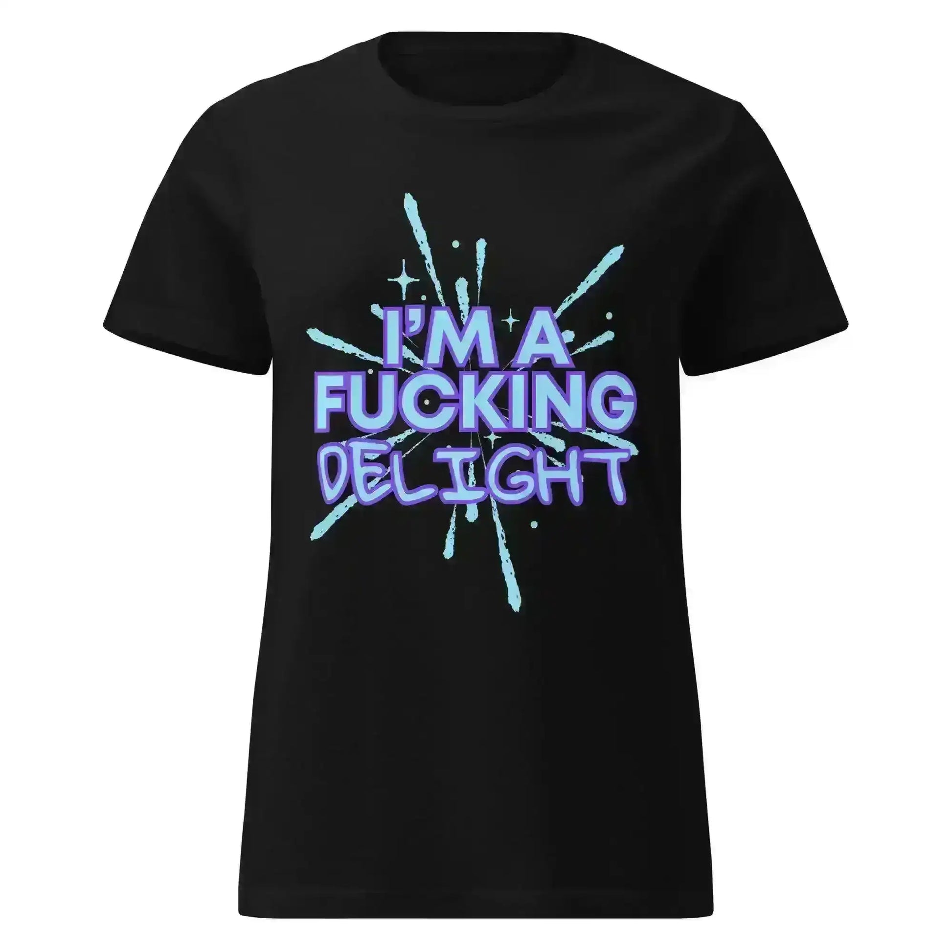 Sparkling Delight Attitude - Fitted Tee - Cady Creations