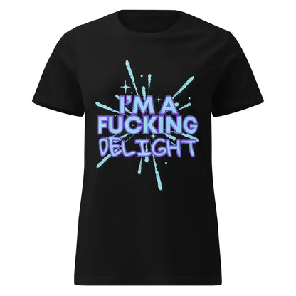 Sparkling Delight Attitude - Fitted Tee - Cady Creations