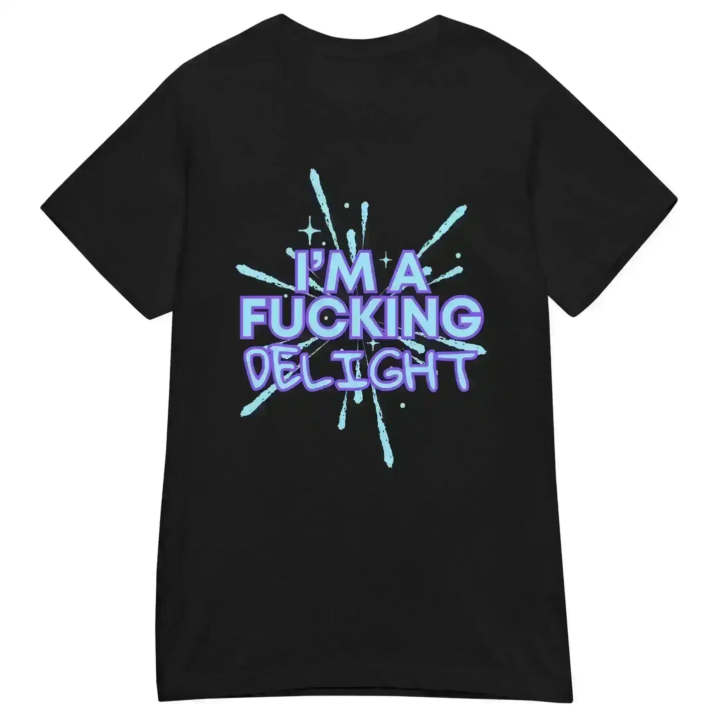 Sparkling Delight Attitude - Fitted Tee - Cady Creations