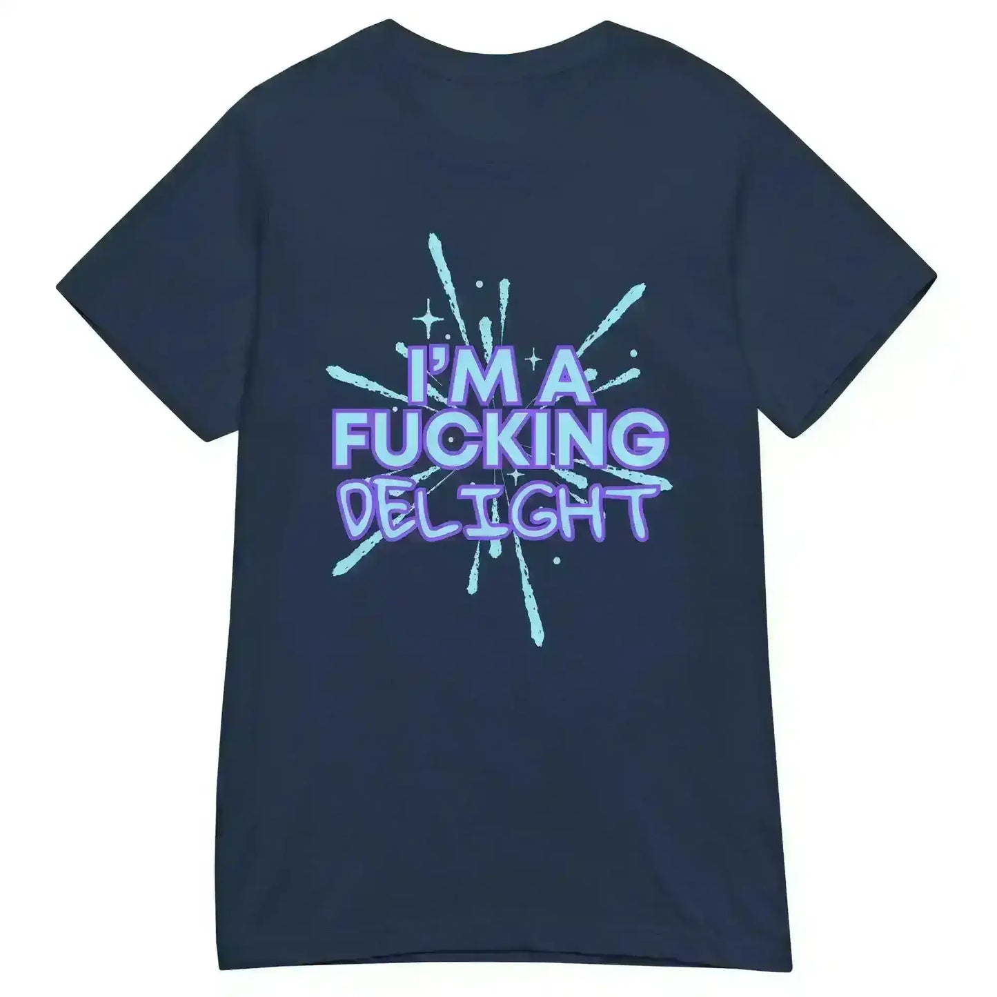 Sparkling Delight Attitude - Fitted Tee - Cady Creations