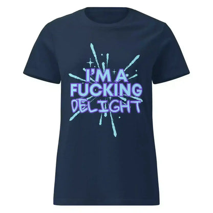 Sparkling Delight Attitude - Fitted Tee - Cady Creations