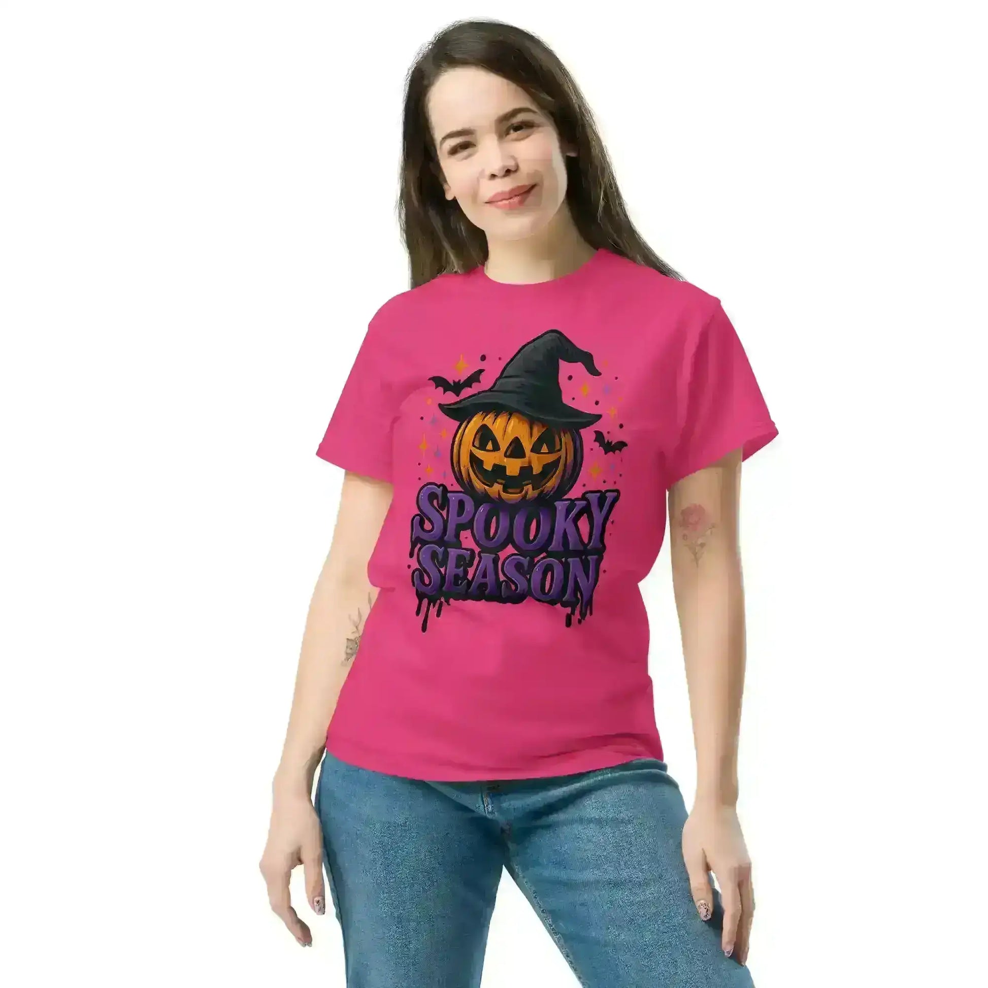 Spooky Season Jack-O-Lantern Unisex Tee - Cady Creations