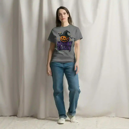 Spooky Season Jack-O-Lantern Unisex Tee - Cady Creations