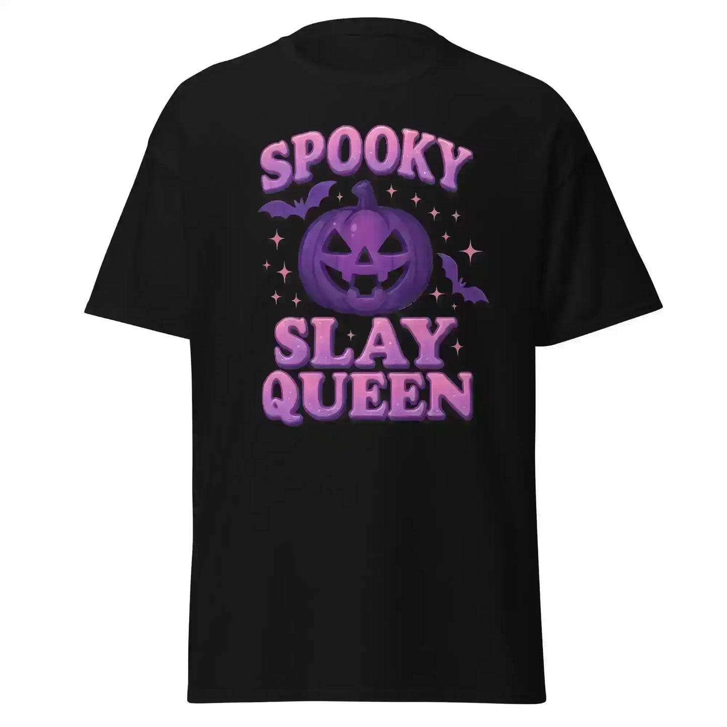 Spooky Slay Queen Unisex Tee - Spooky Season Halloween Humor - Cady Creations