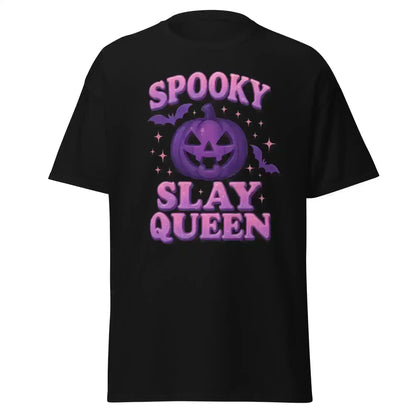 Spooky Slay Queen Unisex Tee - Spooky Season Halloween Humor - Cady Creations