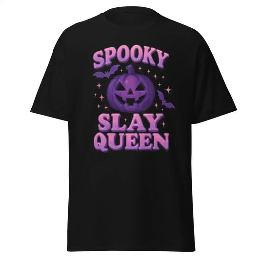 Spooky Slay Queen Unisex Tee - Spooky Season Halloween Humor - Cady Creations