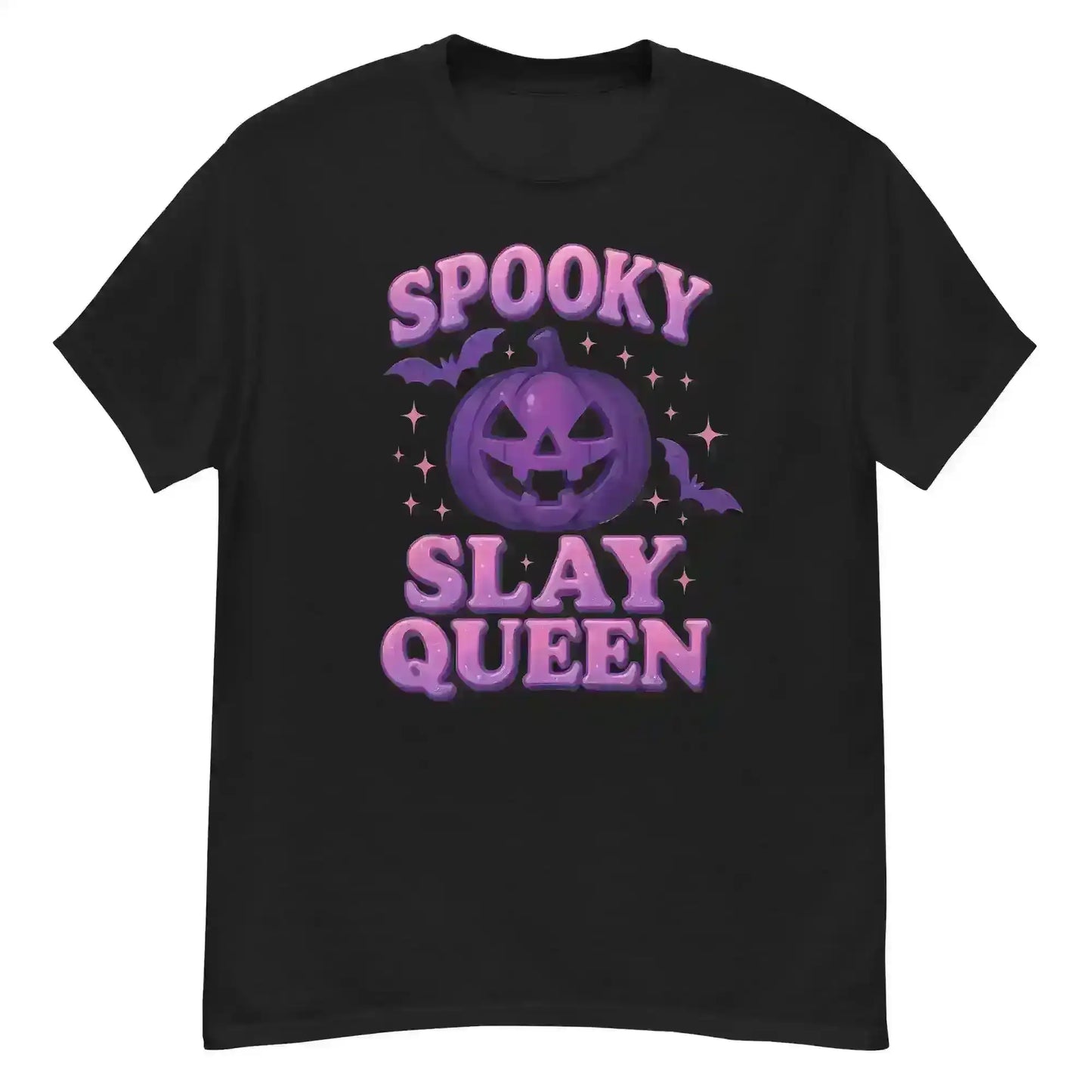 Spooky Slay Queen Unisex Tee - Spooky Season Halloween Humor - Cady Creations