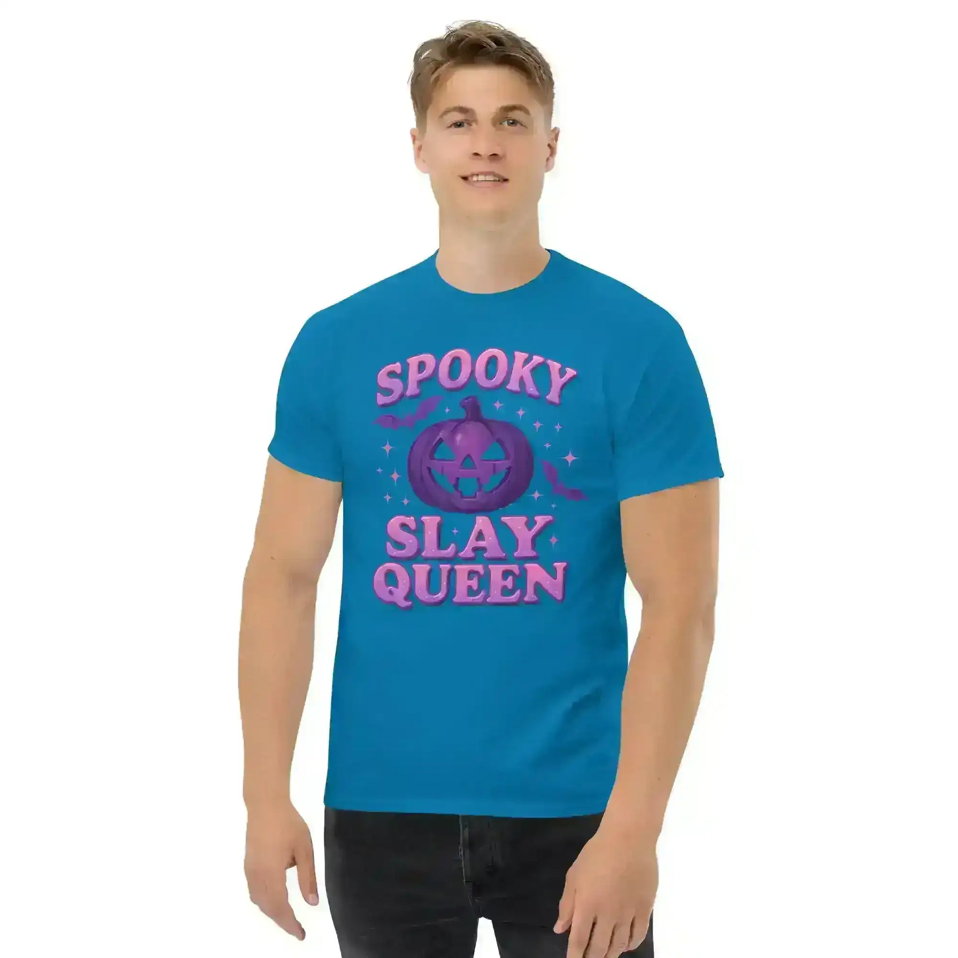 Spooky Slay Queen Unisex Tee - Spooky Season Halloween Humor - Cady Creations