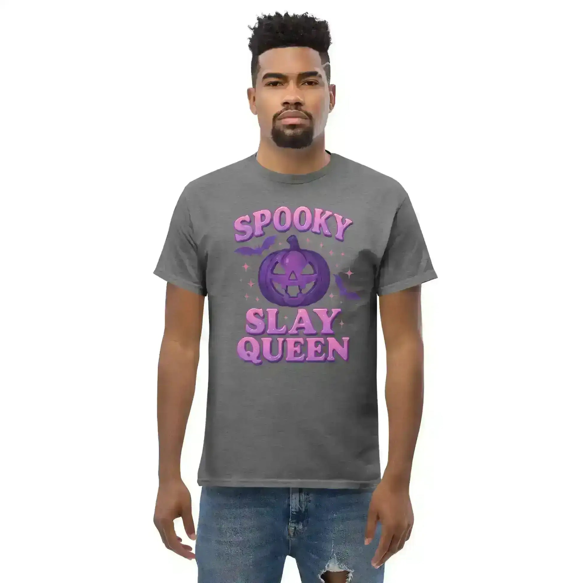 Spooky Slay Queen Unisex Tee - Spooky Season Halloween Humor - Cady Creations