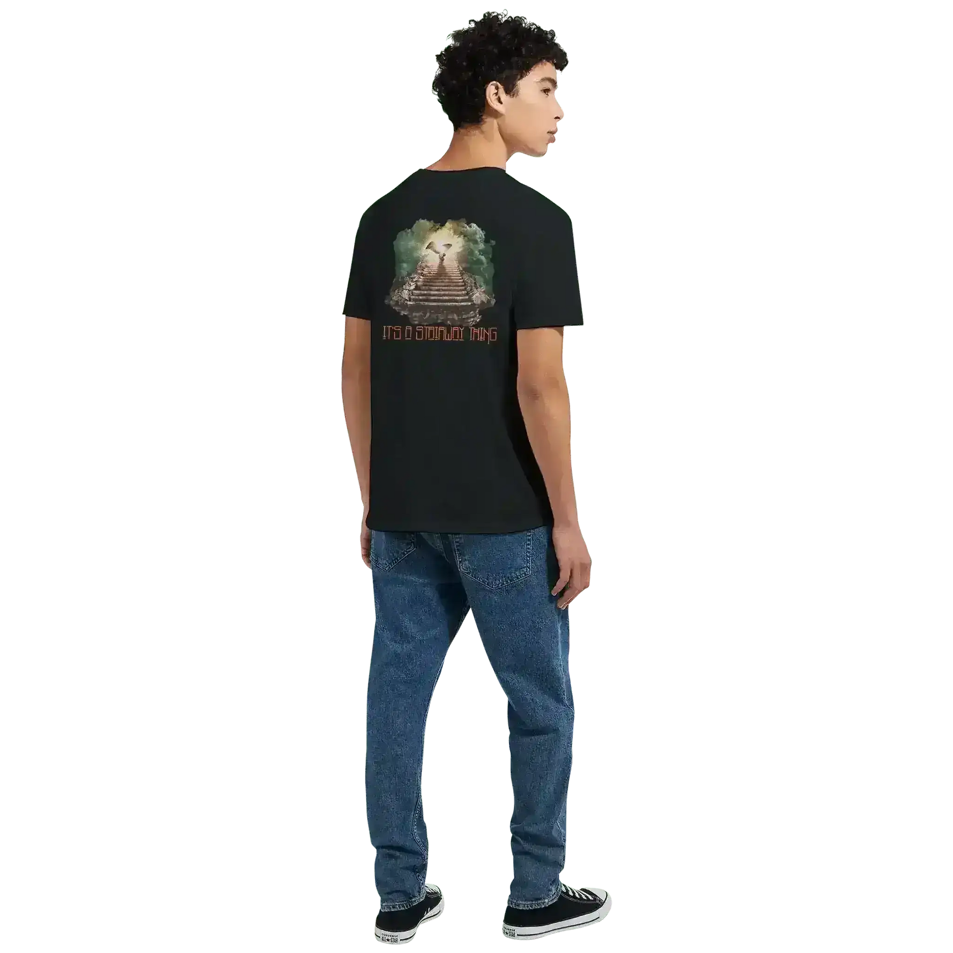 Stairway to Laughter Led Zeppelin Tribute T-Shirt - Custom Design Request - Cady Creations