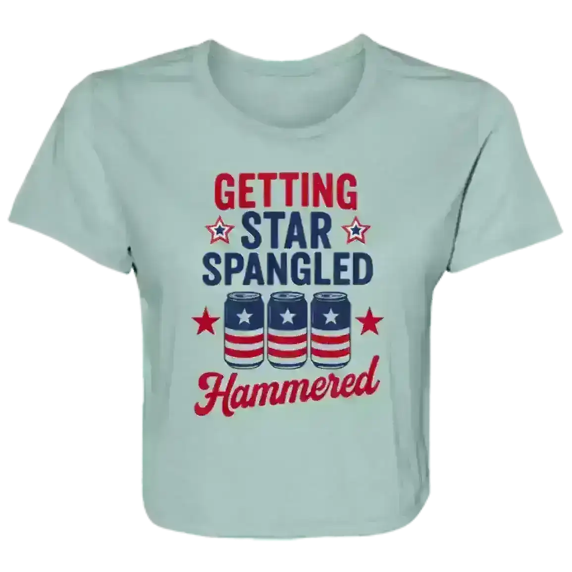 Star Spangled Hammered - Crop Top - Cady Creations