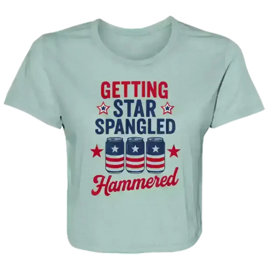 Star Spangled Hammered - Crop Top - Cady Creations