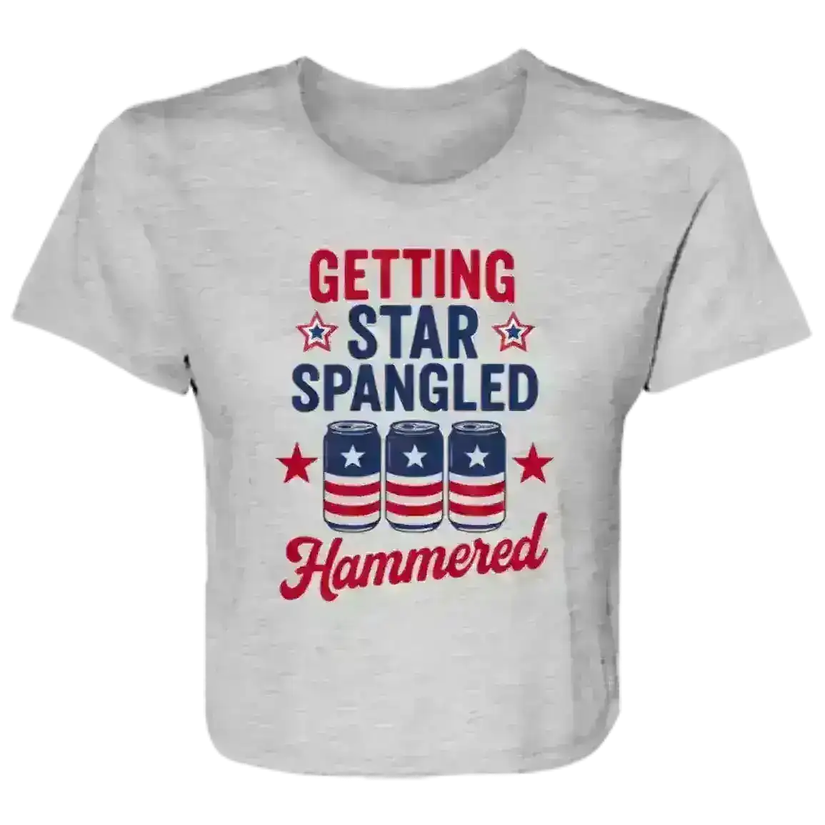 Star Spangled Hammered - Crop Top - Cady Creations