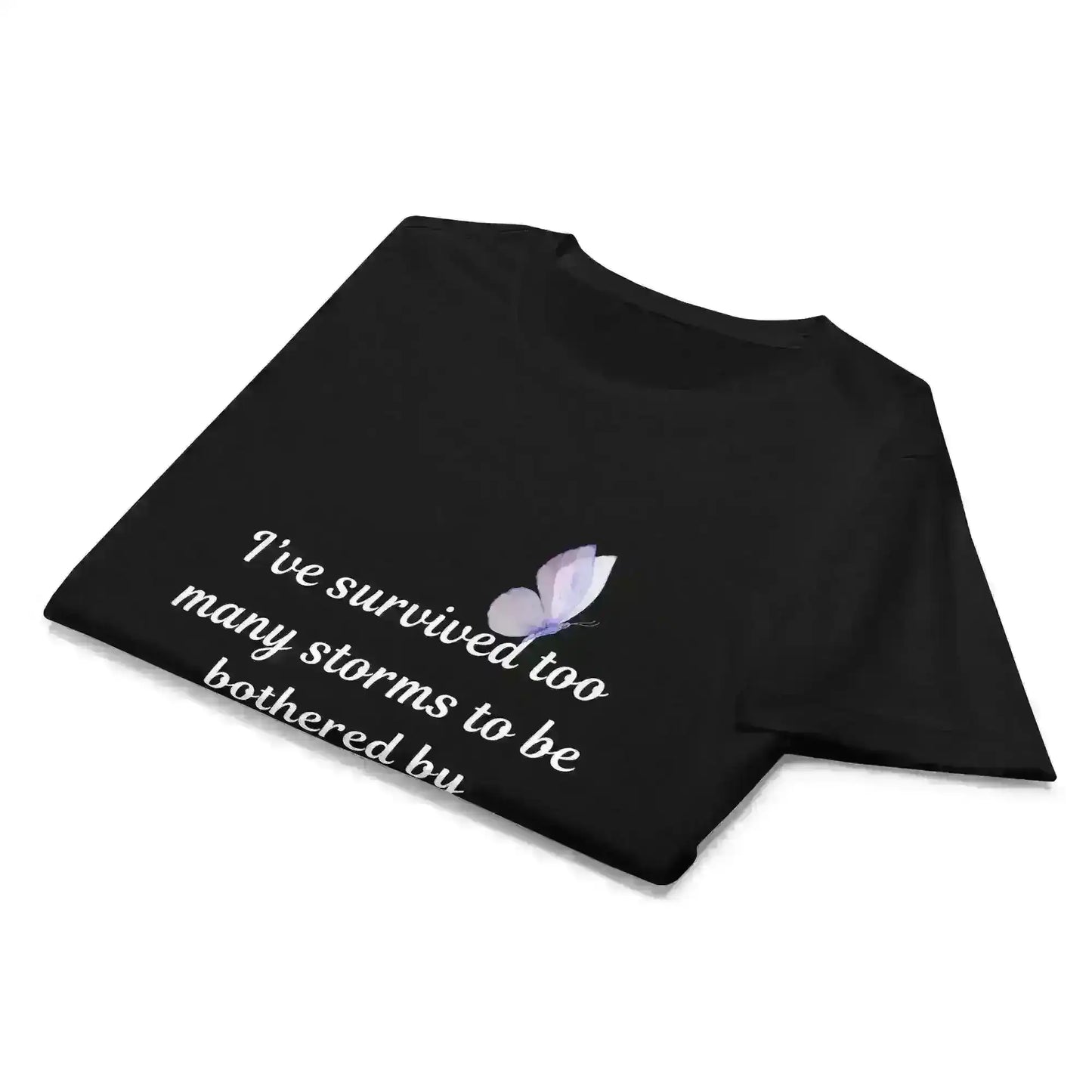 Survived Storms Butterfly Garden - Fitted Tee - Cady Creations