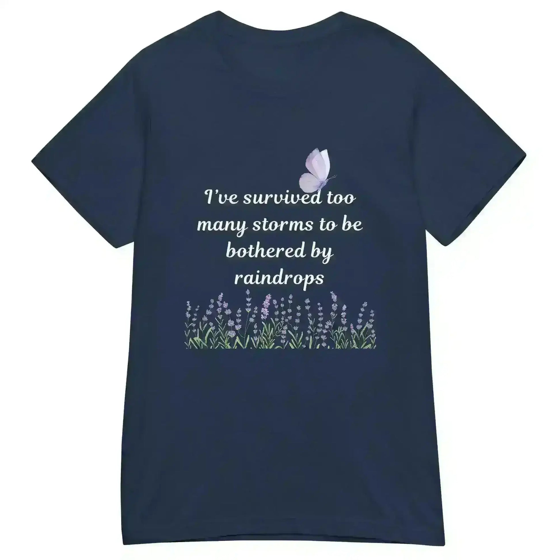 Survived Storms Butterfly Garden - Fitted Tee - Cady Creations