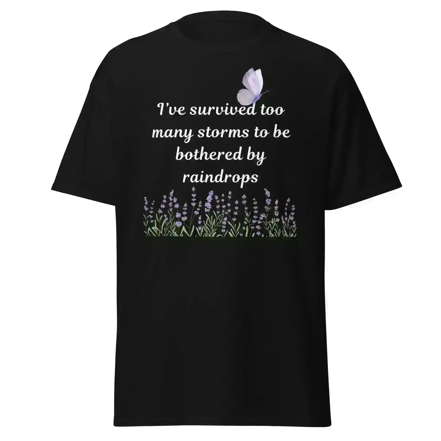 Survived Storms Butterfly Garden - Unisex Tee - Cady Creations