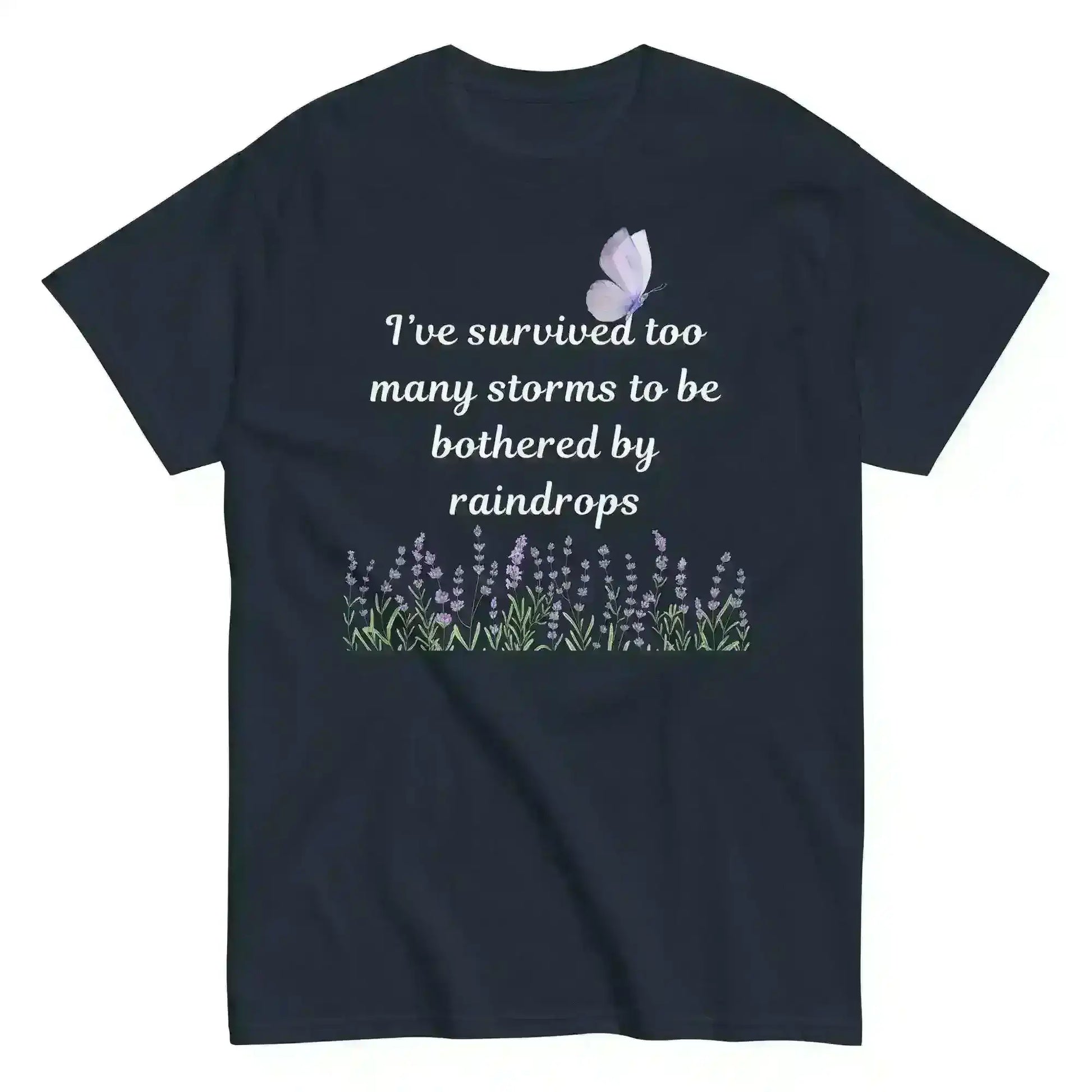 Survived Storms Butterfly Garden - Unisex Tee - Cady Creations