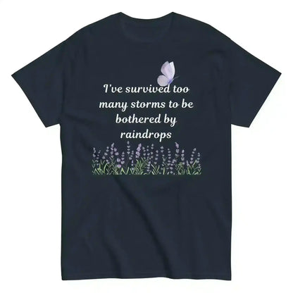 Survived Storms Butterfly Garden - Unisex Tee - Cady Creations